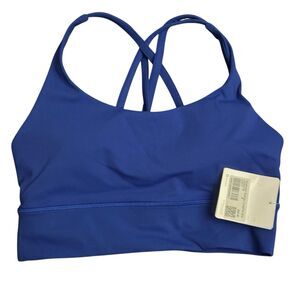 Lululemon Women’s Energy Longline Bra CGCT Blue Sz 6 New w/tag